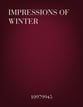 Impressions of Winter SATB choral sheet music cover